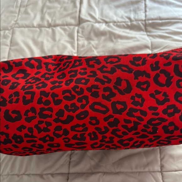 Sprayground Red Leopard Print Tote Bag - Picture 3 of 4